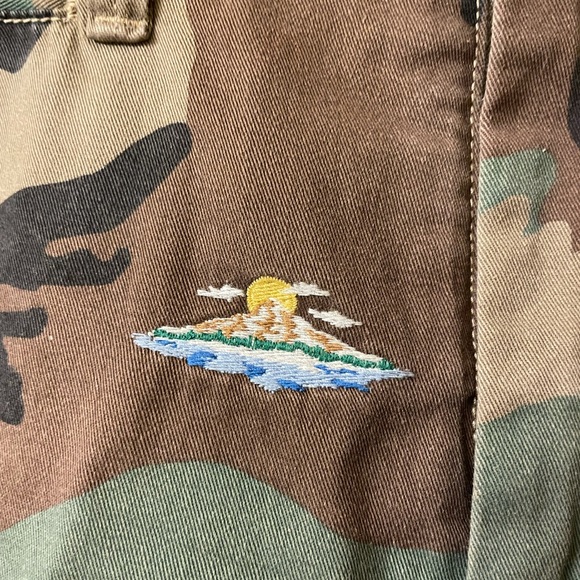 Polo Men’s shorts Camouflage  Hawaiian Theme print - Picture 5 of 10